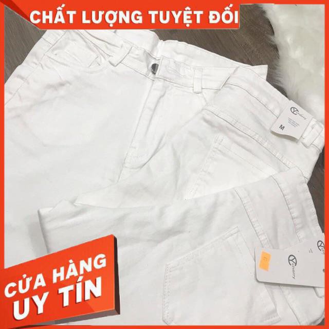 QUẦN BAGGY JEANS TRẮNG TRƠN VNXK HÀNG ĐẸP- có ảnh thật trải sàn