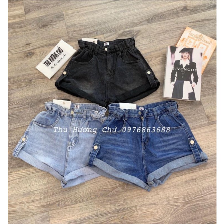 Quần sooc jean chun cạnh hàng QCL1