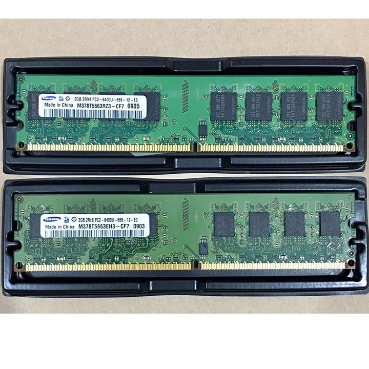 Ram máy tính để bàn 2GB DDR2 bus 667 800 nhiều hãng samsung hynix kingston ...