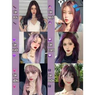 Thuốc Nhuộm Tóc tone TÍM phải Tẩy Tóc | Thuốc Nhuộm Tóc Money21.st