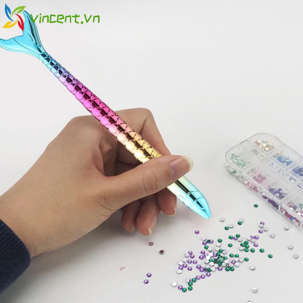 Bút Đính Đá 5d Tự Làm Hình Đuôi Cá