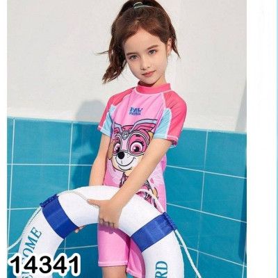 BỘ BƠI LIỀN HOẠ TIẾT DỄ THƯƠNG CHO BÉ GÁI 6-14T - BIGBABYSHOP