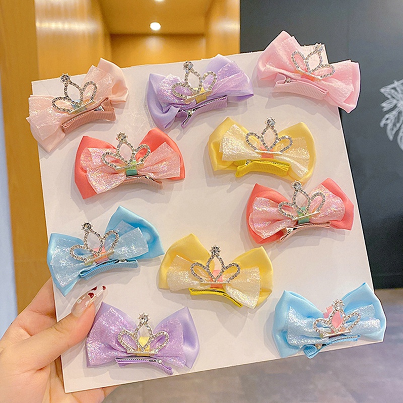Kẹp Tóc Hình Vương Miện Dễ Thương Cho Bé Gái