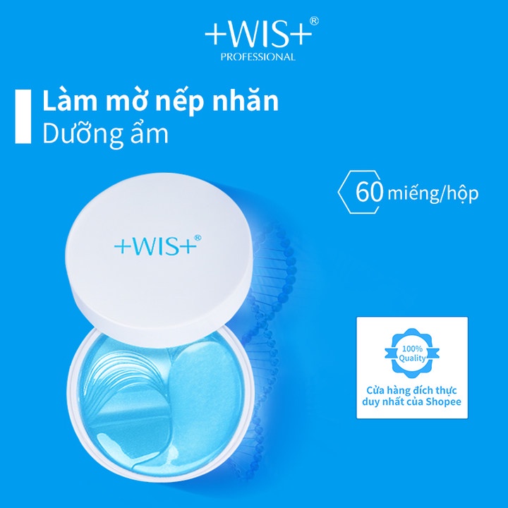 Set 60 miếng mặt nạ mắt WIS dưỡng ẩm giảm quầng thâm chống lão hóa