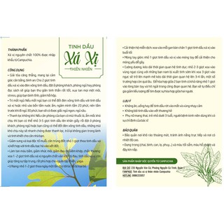 Tinh dầu xá xị lăn bi