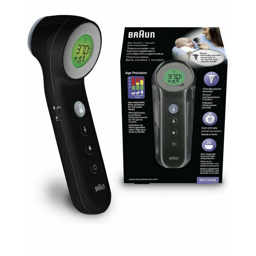 NHIỆT KẾ ĐIỆN TỬ, HỒNG NGOẠI ĐO TRÁN BRAUN BNT400 | CHÍNH HÃNG