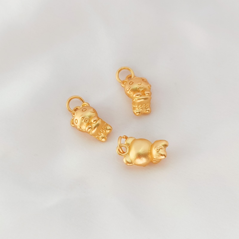 Mặt Dây Chuyền Hình Con Hổ Nhỏ Mạ Vàng 18K Dễ Thương