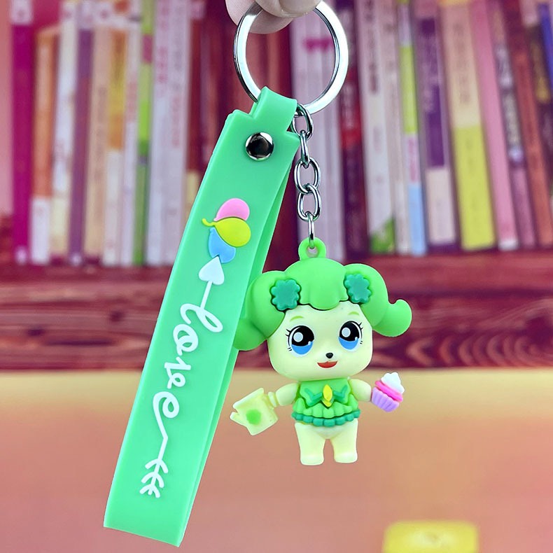 Móc khoá anime hoạt hình cầm kẹo , kem xin xắn