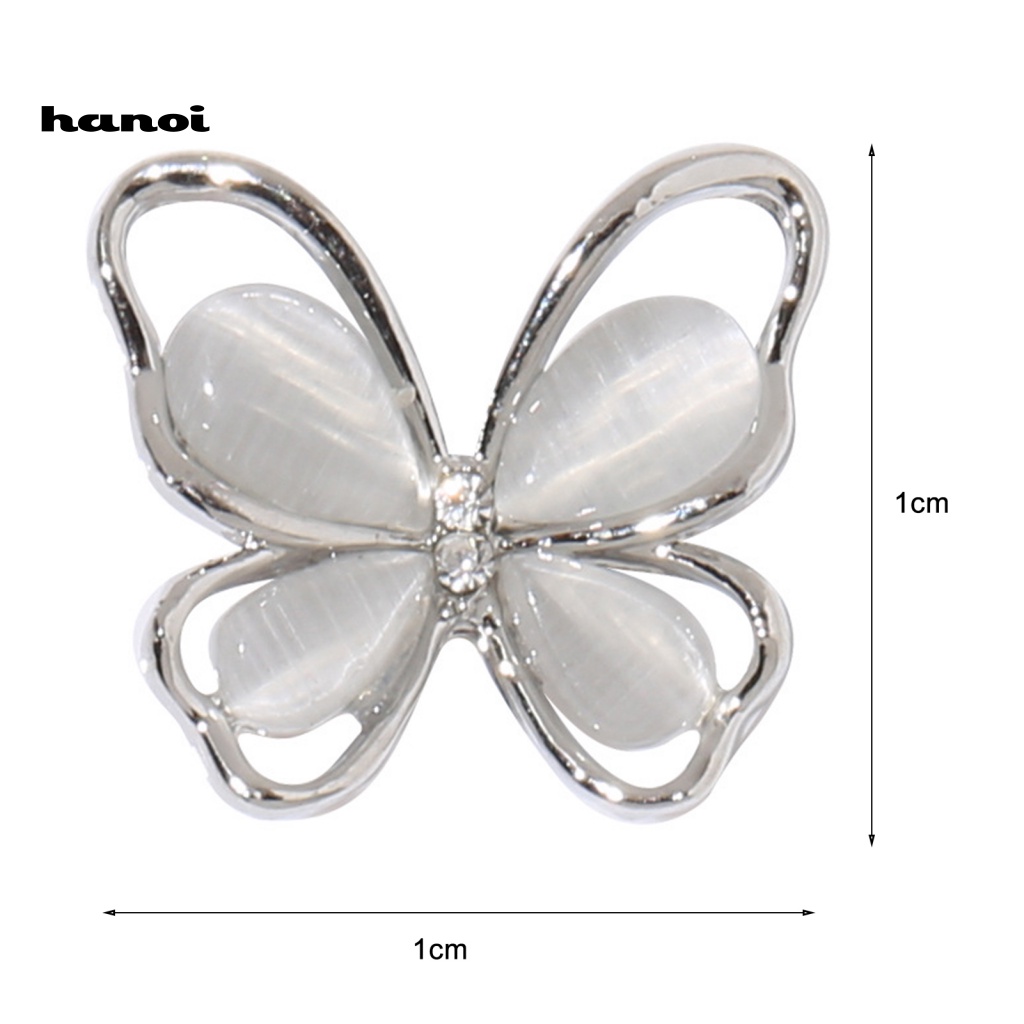 Phụ Kiện Trang Trí Móng Tay Hình Bướm Nhiều Màu Sắc DIY