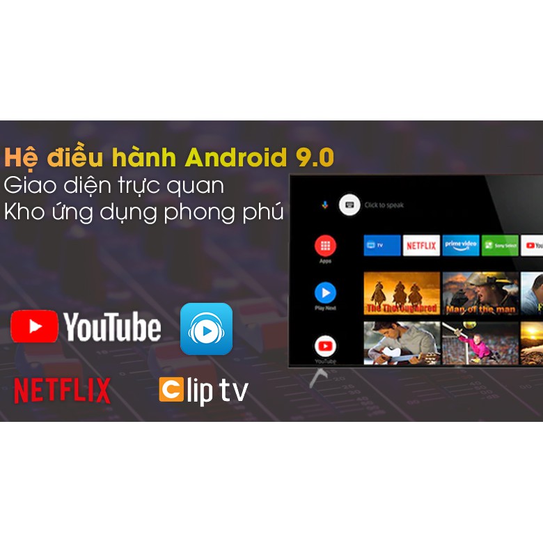 Android Tivi Sony 4K 55 inch KD-55X9000H (Model 2020) chính hãng (Liên hệ với người bán để đặt hàng)