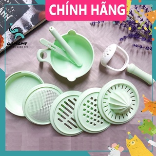 Bộ dụng cụ chế biến ăn dặm cho bé 9 chi tiết ăn dặm kiểu nhật