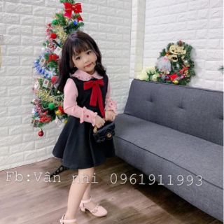Đầm nơ xòe Mẹ và Bé ( có ảnh thật cuối cùng)