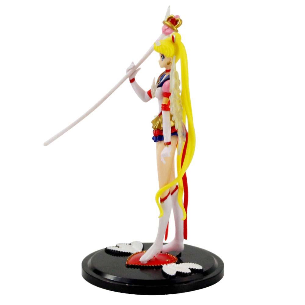 Mô Hình Nhân Vật Anime Thủy Thủ Mặt Trăng Bằng PVC Để Bàn Trang Trí