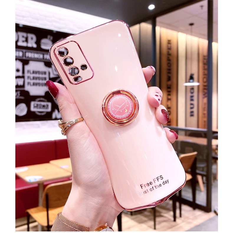 ỐP LƯNG SILICON XIAOMI REDMI 9T, POCO M3 KÈM IRING SANG TRỌNG