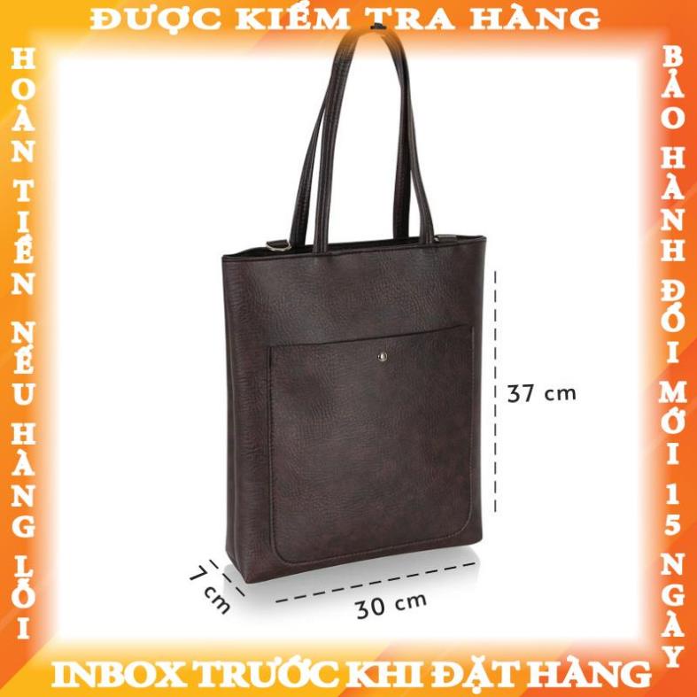 Túi Da nữ Lucky Tote thời trang đi học đi làm công sở phong cách Hàn Quốc đẹp Limi Bags hatien