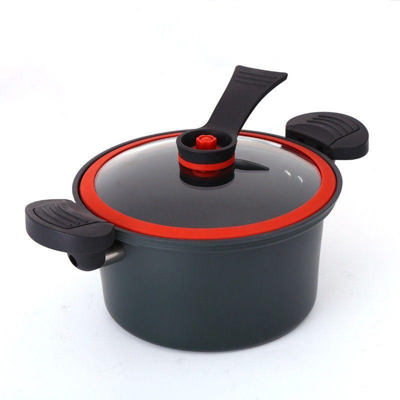 Nồi Áp Suất Chống Dính Dung Tích 3.5 Lít, Dùng Được Bếp Điện Bếp Ga Kiểu Dáng Hàn Quốc, Gọn Nhẹ Dễ Sử Dụng