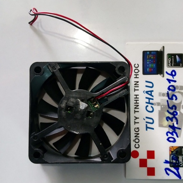 Quạt 6Cm / Dày 1.5Cm - Điện áp DC 12V