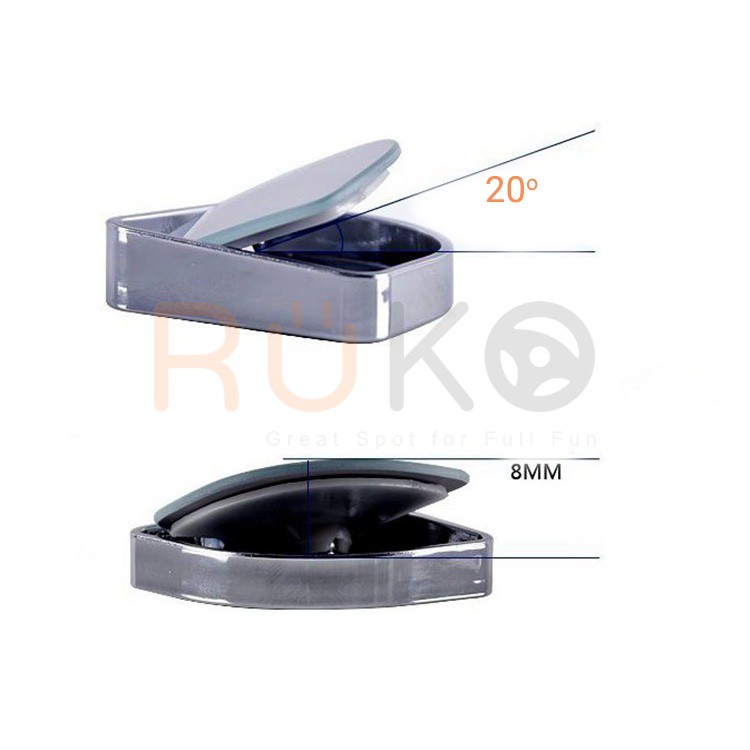 Cặp Gương Tam Giác lồi 3R-015 có viền 360 độ điều chỉnh độ rộng góc khuất điểm mù