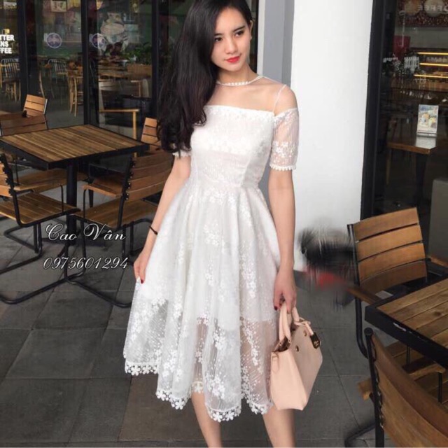 Đầm ren phối lưới