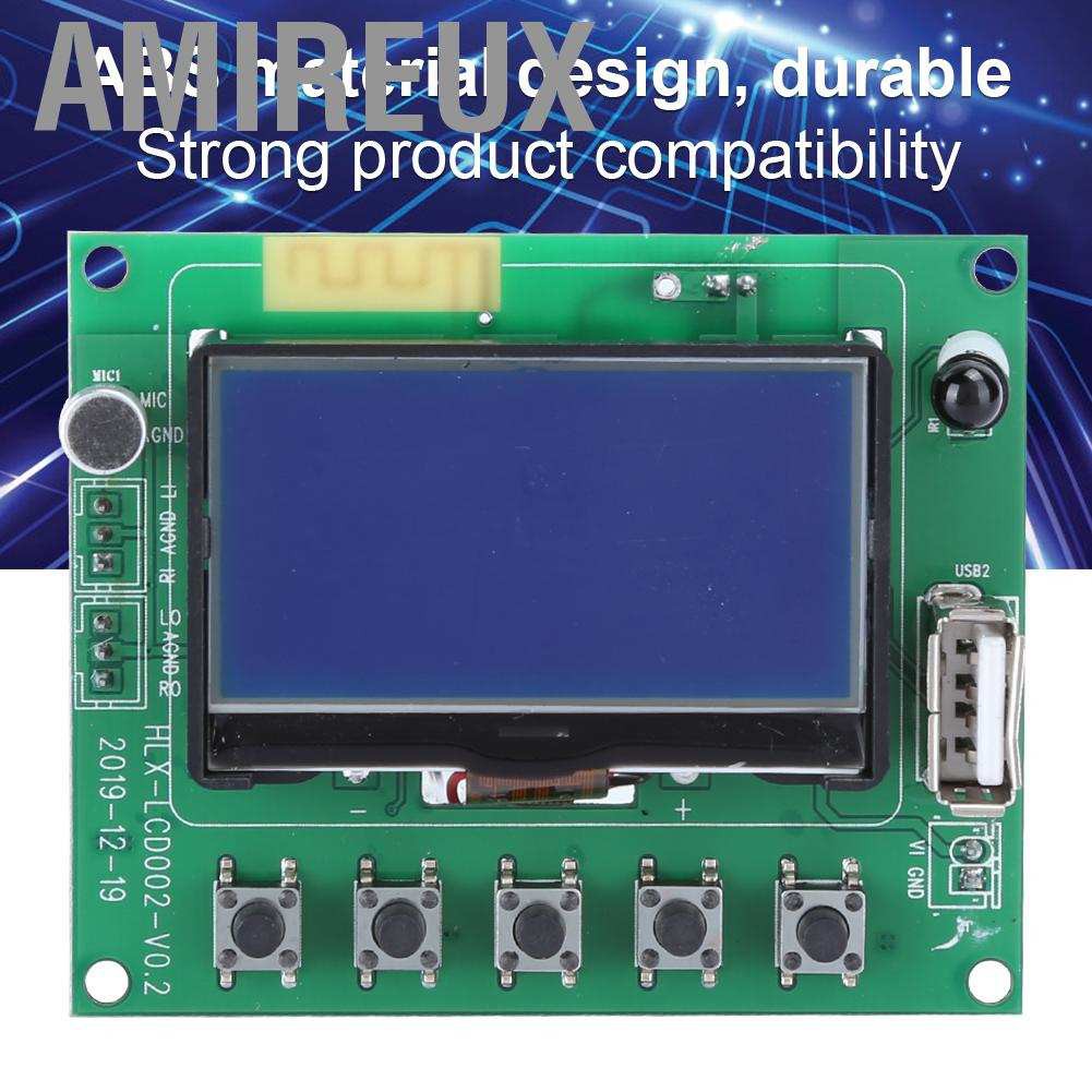 Amireux Mount MP3 Bluetooth Decoder Board Lyrics Display Module LCD Remote Controller Supplies
