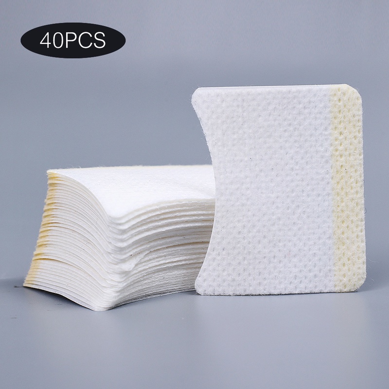 Bộ 40 Miếng Bông Tẩy Lông Mi Giả Dùng Một Lần Tiện Dụng