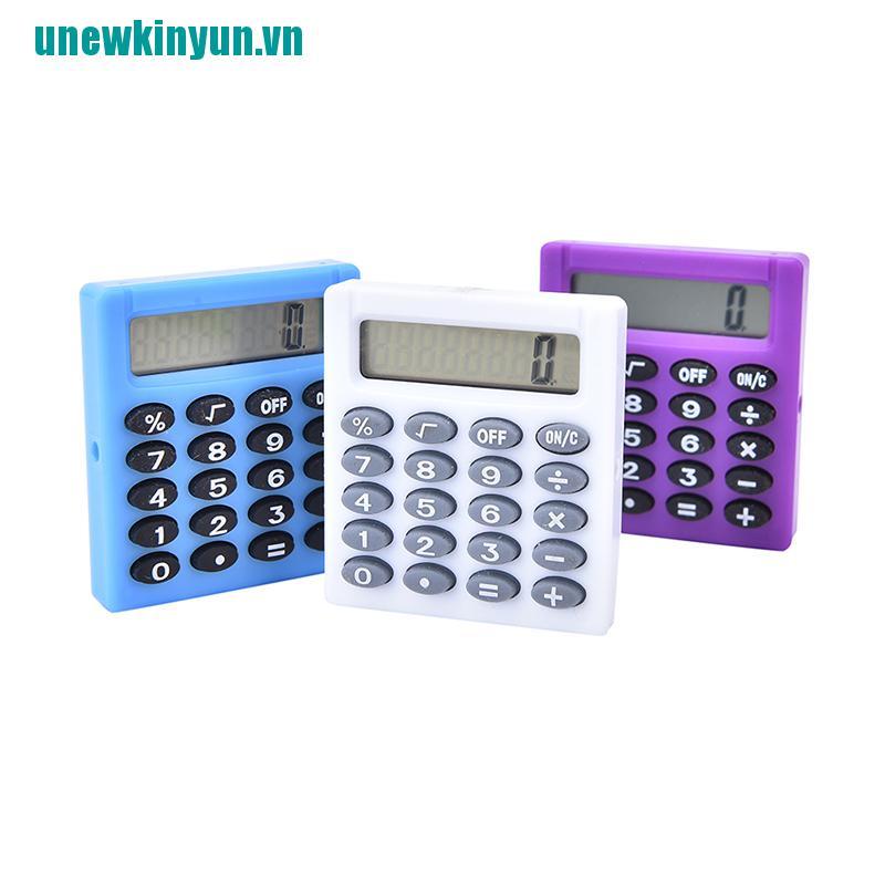 Uny☌Máy Tính Điện Tử Mini Màu Sắc Ngọt Ngào Cho Học Sinh
