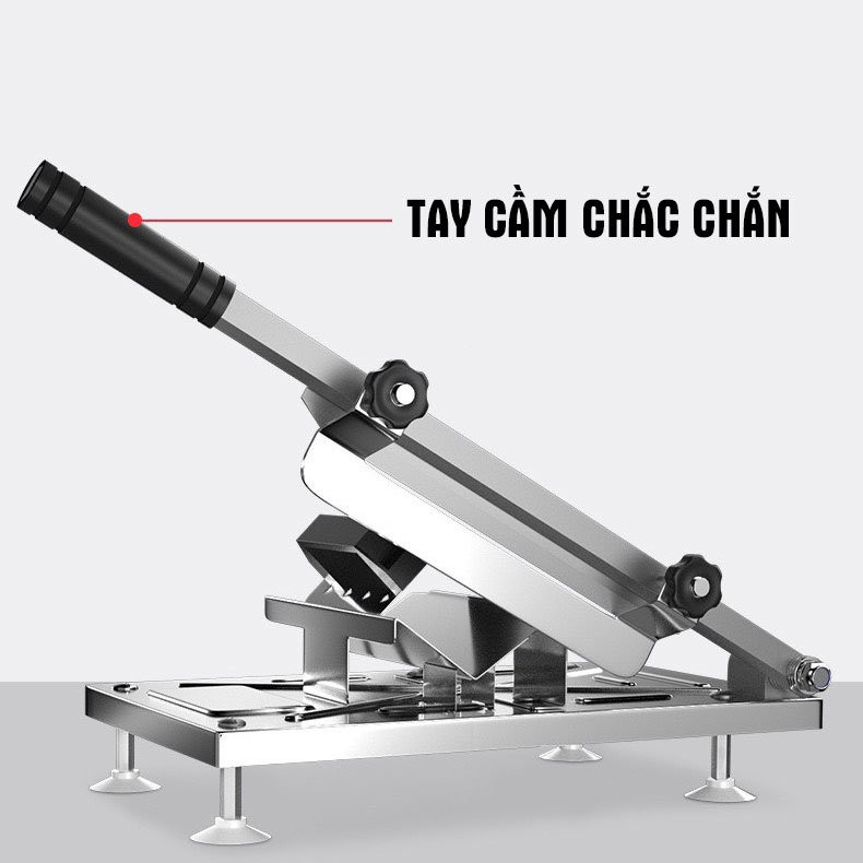 Máy thái thịt đông lạnh, dao thái thịt gà làm bếp ĐA NĂNG- Lưỡi dao sắc INOX304- Có thể điều chỉnh độ dày mỏng!