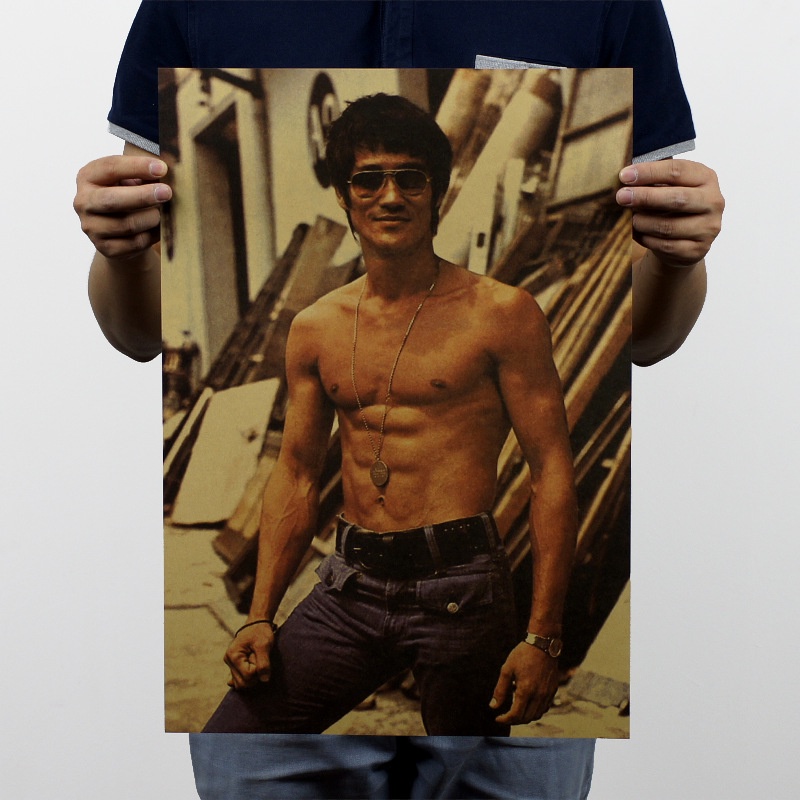 Poster Giấy Kraft Trang Trí Phong Cách Retro Kích Thước 51x35.5cm