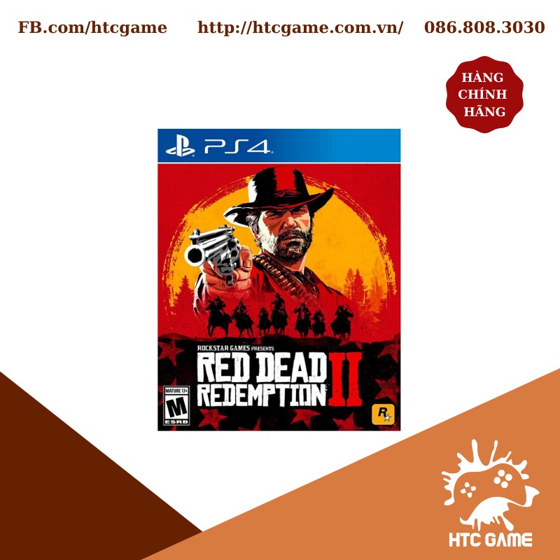 Đĩa game PS4 Red Dead Redemption 2 dành cho máy PS4 / PS5