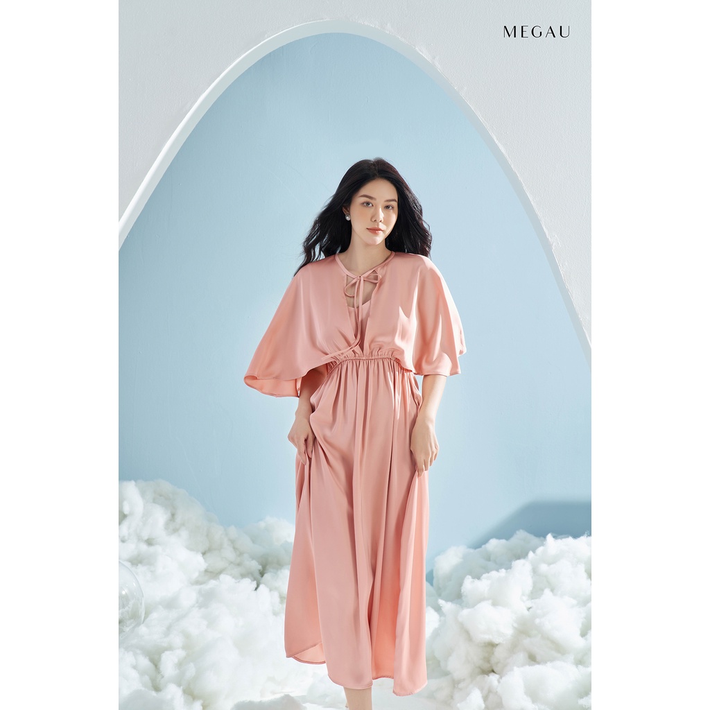 Đầm sang trọng thương hiệu Megau - Olive