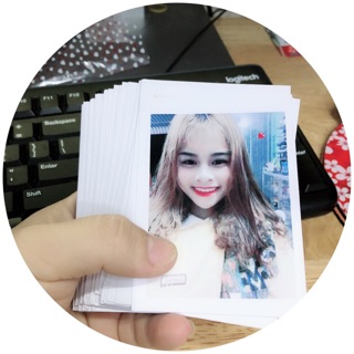 Combo hình + nhãn vở + kẹp gỗ + móc khoá