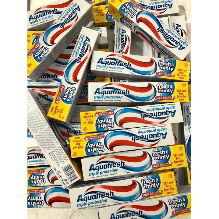 Kem đánh răng Aquafresh chống sâu răng, thơm miệng, trắng răng 125ml - Đức