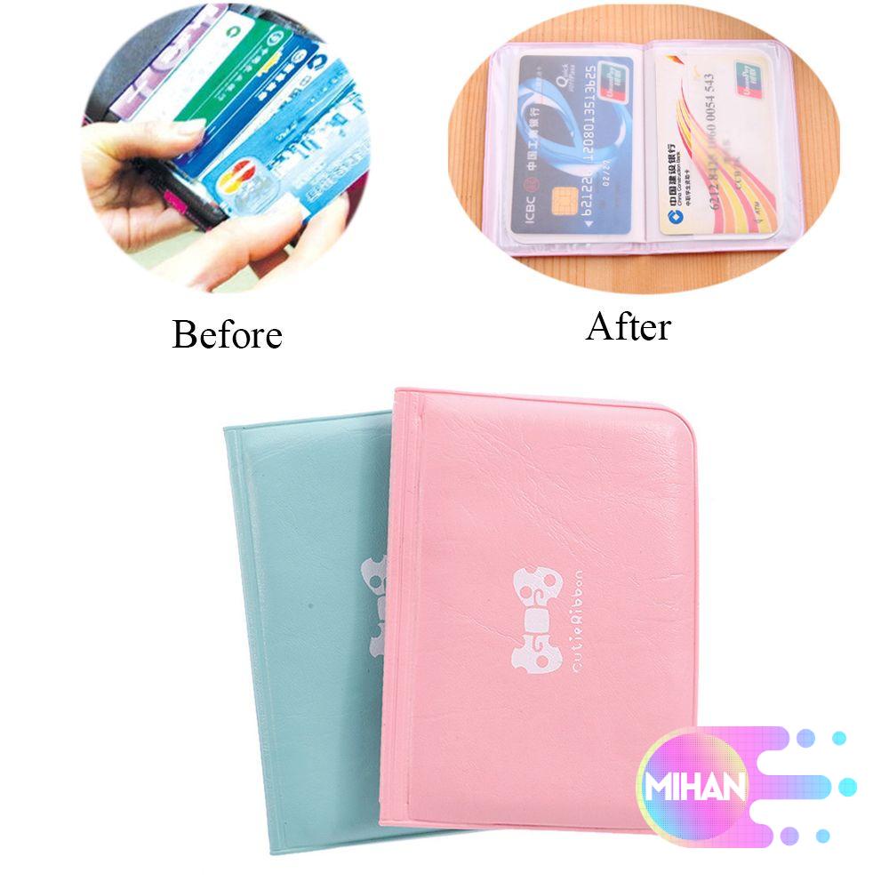 Ví đựng thẻ ID 12 ngăn bằng PVC hình nơ MIHAN1