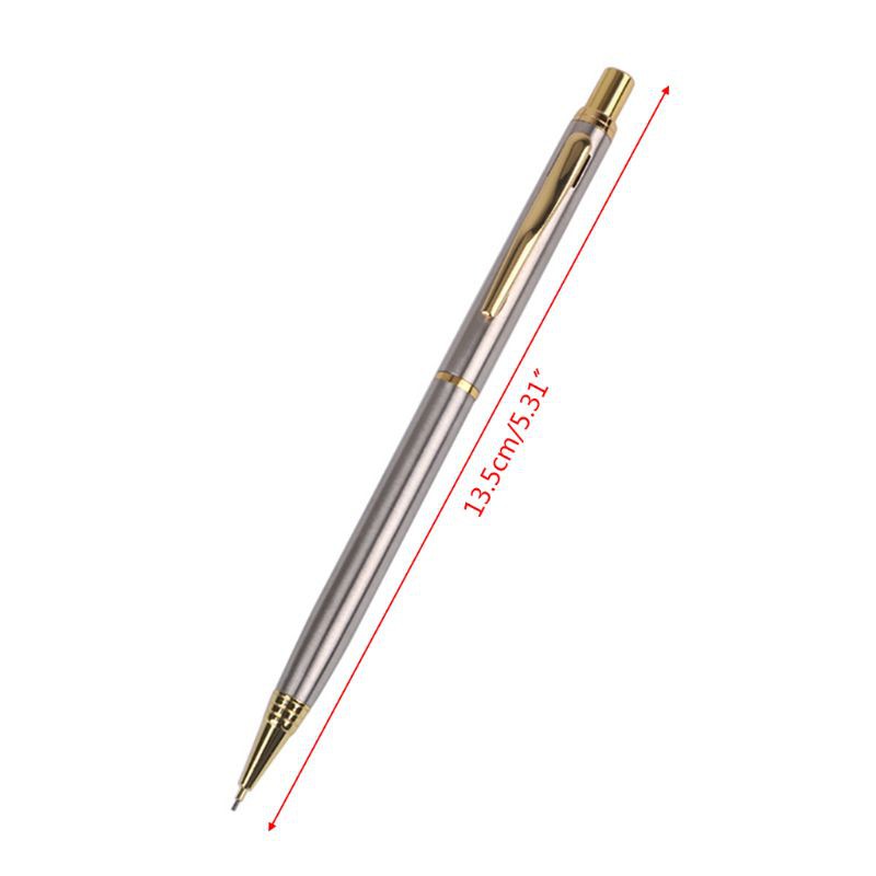 Bút chì bấm ngòi kim 0.5mm vỏ kim loại