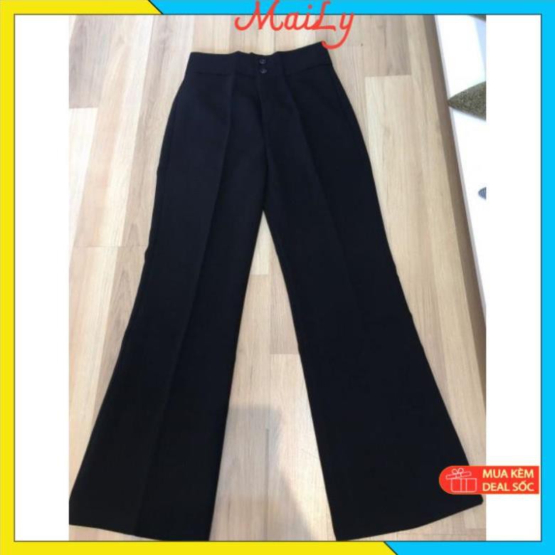 Quần tây ống loe lưng cao - Quần tây nữ ống loe vải tuyết mưa Siêu tôn dáng, mặc là mê | BigBuy360 - bigbuy360.vn