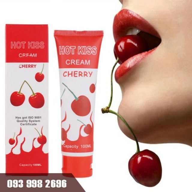 [Siêu hot] Gel bôi trơn âm đạo Hot Kiss Hương Cherry 50ml cam kết hàng chính hãng