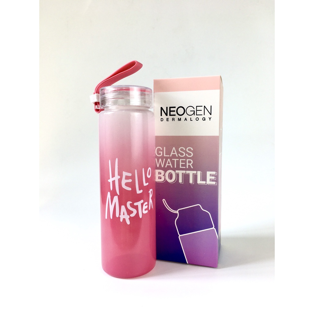 [QUÀ TẶNG KO BÁN] Bình Nước Thuỷ Tinh Cao Cấp Neogen Dermalogy 420ml