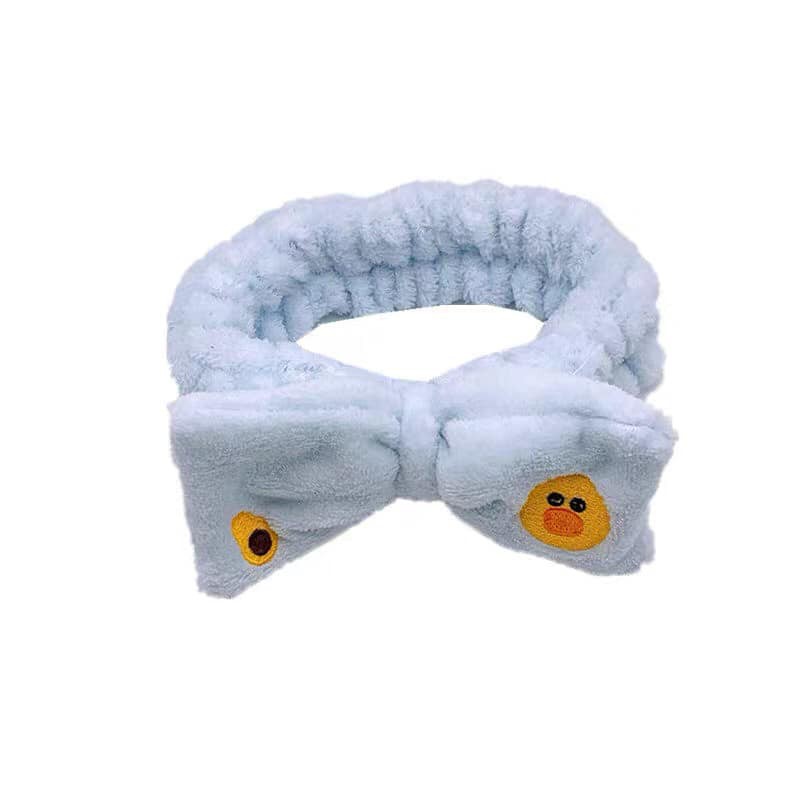 Băng đô thêu hoạt hình kèm nơ loại dày đẹp nhiều màu sắc trẻ trung-giadungsieure