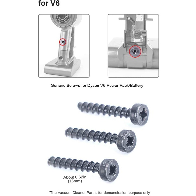 Bộ 3 Ốc Vít Cho Máy Hút Bụi Dyson V6 V7 V8 V10 V11