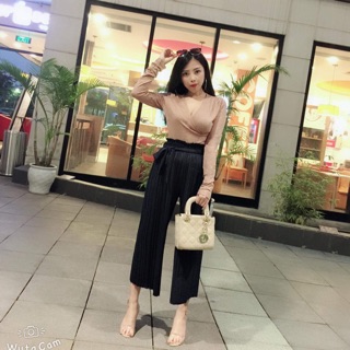 Áo chéo ngực, tay dài