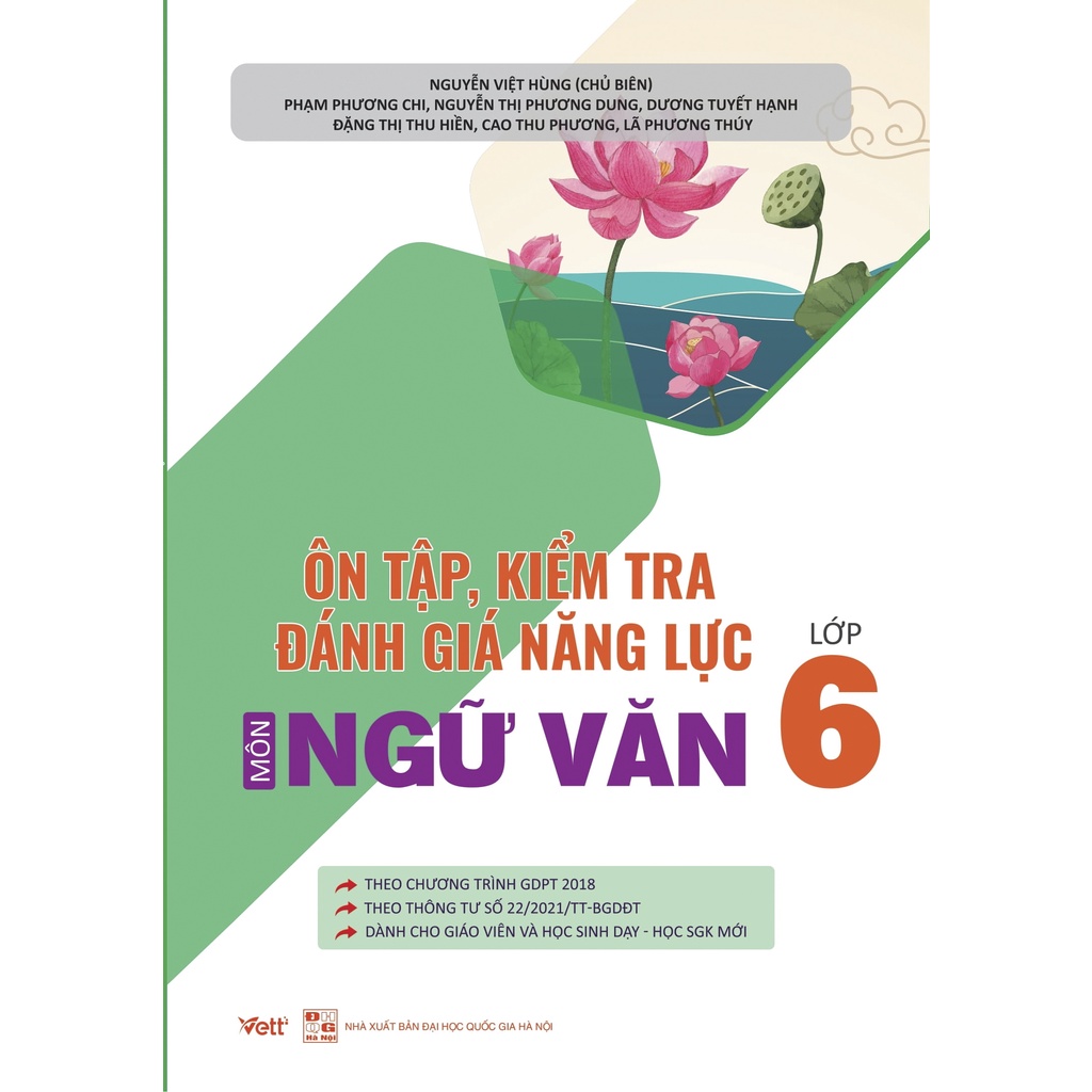 Sách Ôn Tập Kiểm Tra Đánh Giá Năng Lực Môn Ngữ Văn Lớp 6