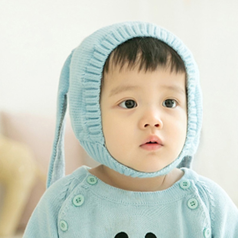 Mũ Trùm Tai Dày Dặn Giữ Ấm Thiết Kế Tai Dài Dễ Thương Dễ Phối Đồ