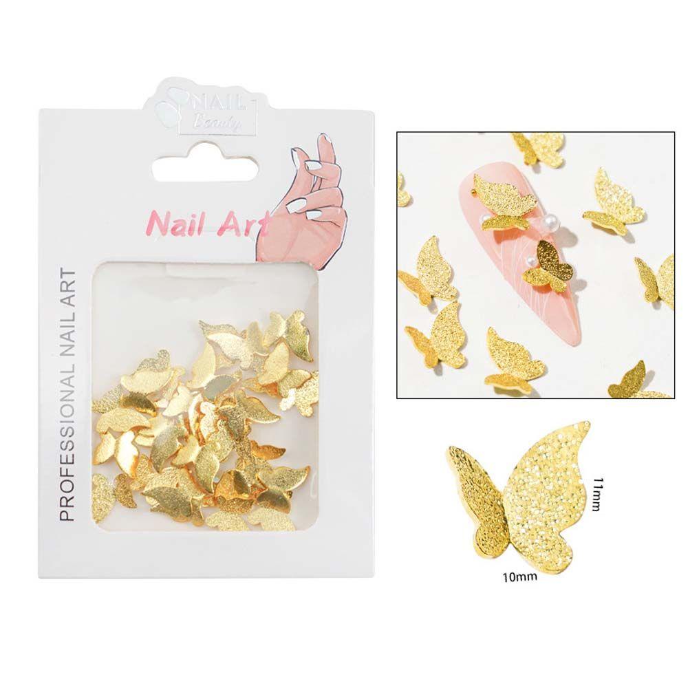 Phụ Kiện Trang Trí Móng Tay Hình Bướm Phong Cách Nhật Bản Thời Trang|Trang Sức Móng Tay 3D Màu Sắc Thời Trang