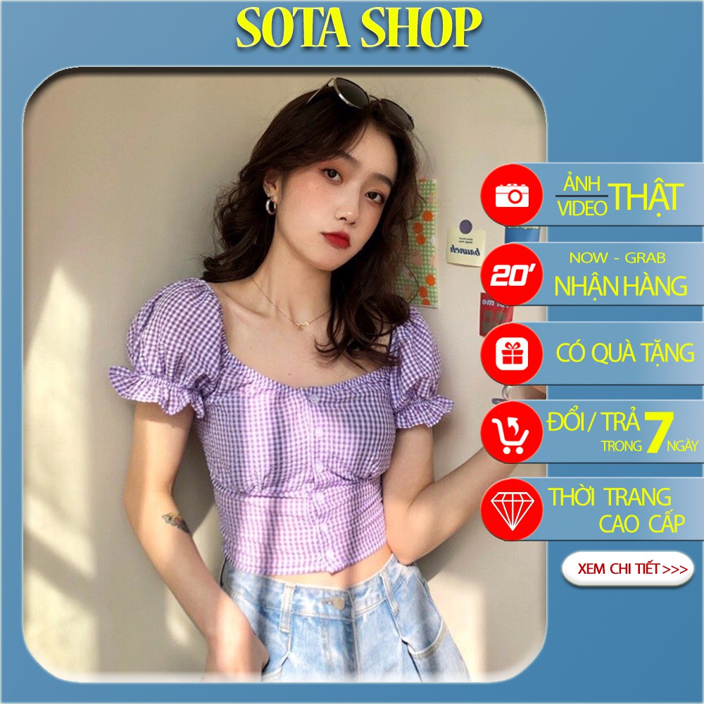 Áo croptop kẻ ba màu ulzzang