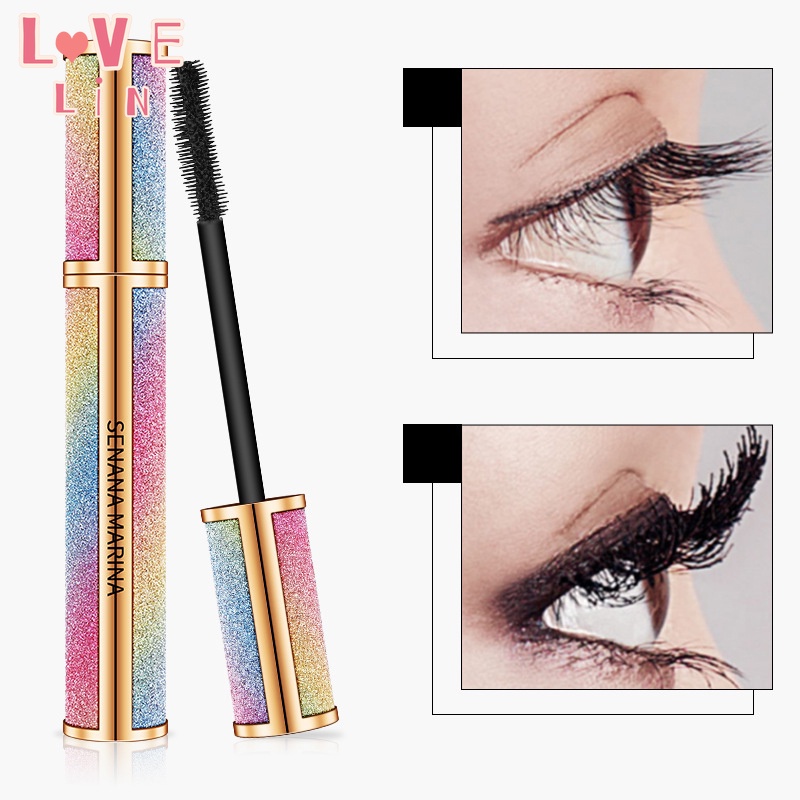 Mascara chuốt mi cong dày tự nhiên không dễ phai trang điểm thời trang