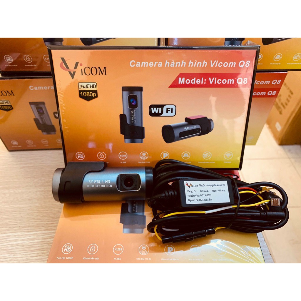 CAMERA HÀNH TRÌNH VICOM Q8 WIFI, XEM TRỰC TIẾP QUA ĐIỆN THOẠI.CHÍNH HÃNG BH  12 THÁNG | Shopee Việt Nam