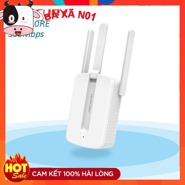 Bộ Kích Sóng Wifi Mercury Repeater MW310RE 3 Anten - Version 2018 | WebRaoVat - webraovat.net.vn