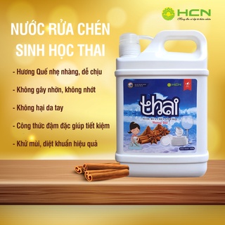 Nước rửa chén sinh học THAI an toàn cho da