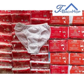 Túi 6 quần lót naris vải cotton + quần lót giấy maxx-loại 1