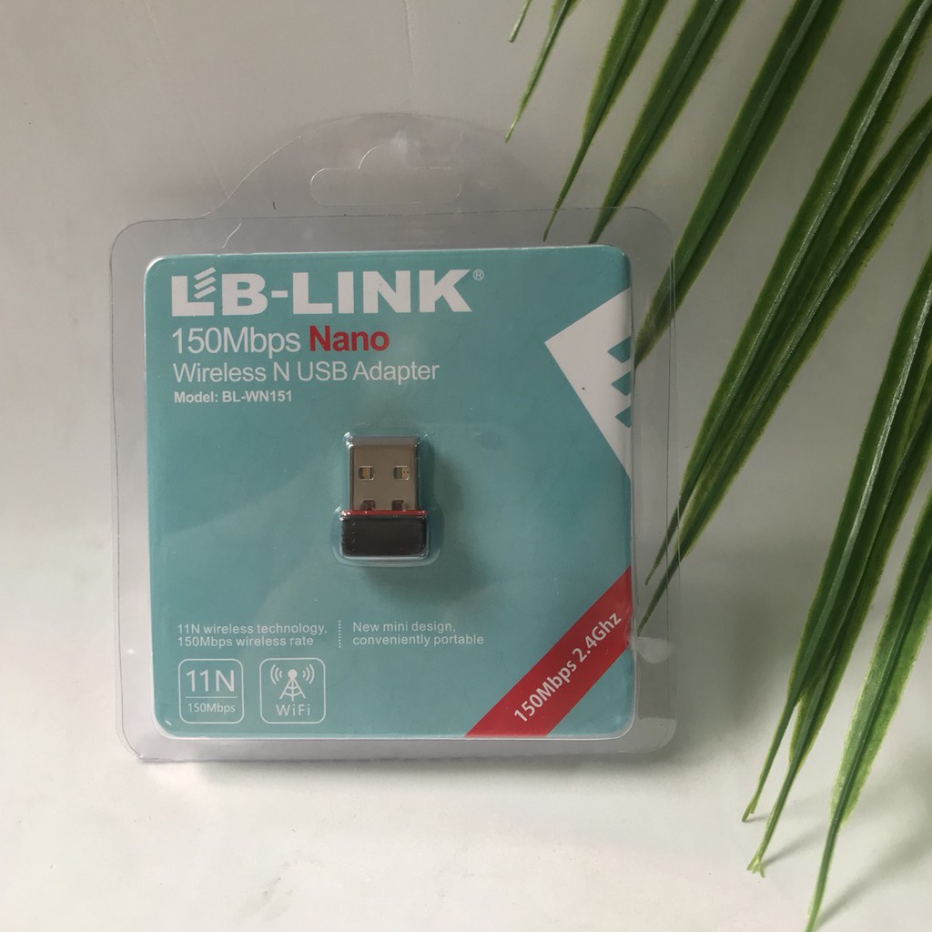 USB thu wifi Lblink 151,Usb Wifi Lblink tốc độ 150Mbps Nano